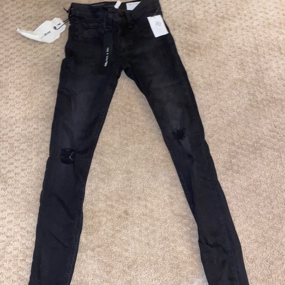 NWT Rag and Bone black legging jeans